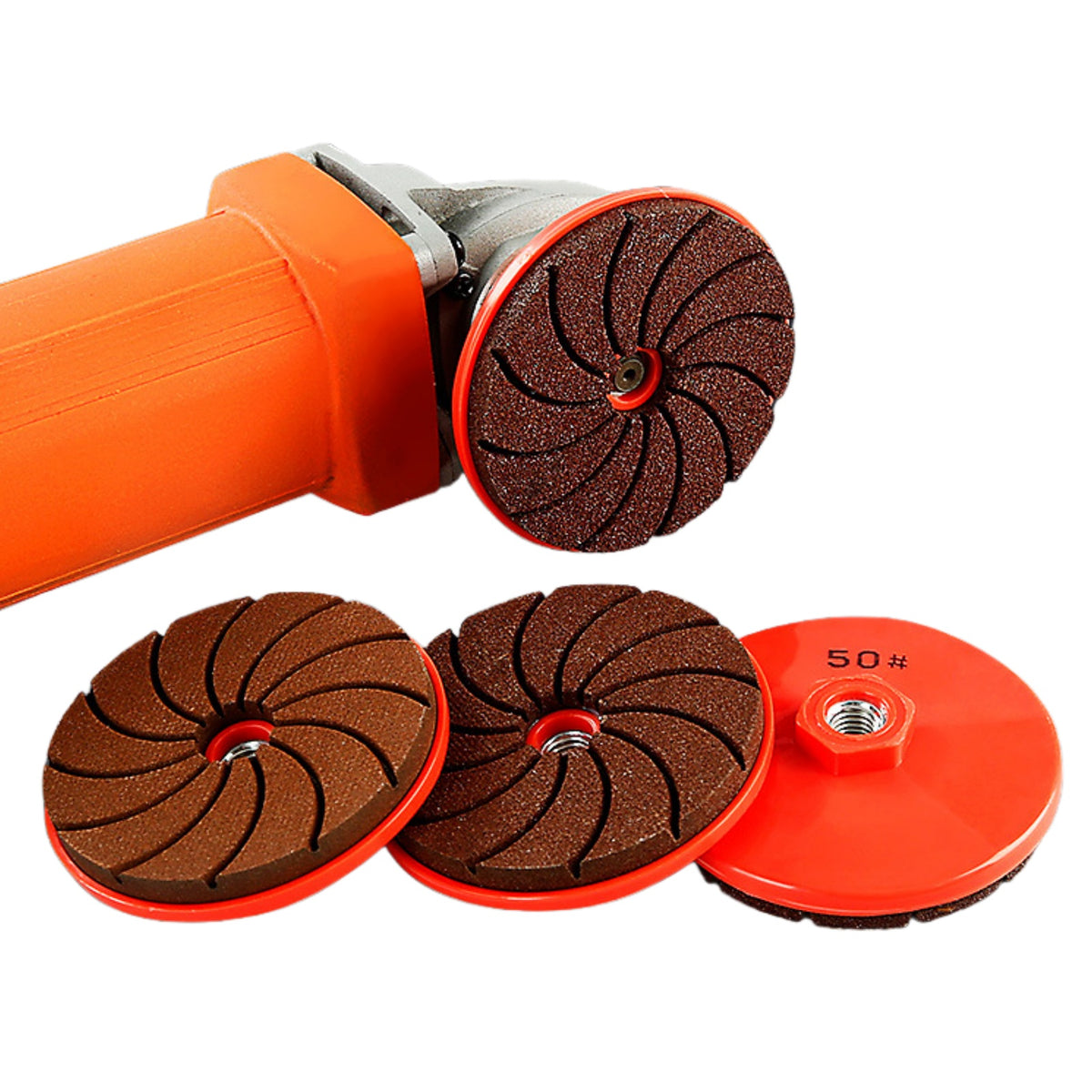 CutVibePro | 3PCS Grinding Wheel Kit – 3 Inch Polishing Discs for Stone, Marble, Tile, Concrete & Metal
