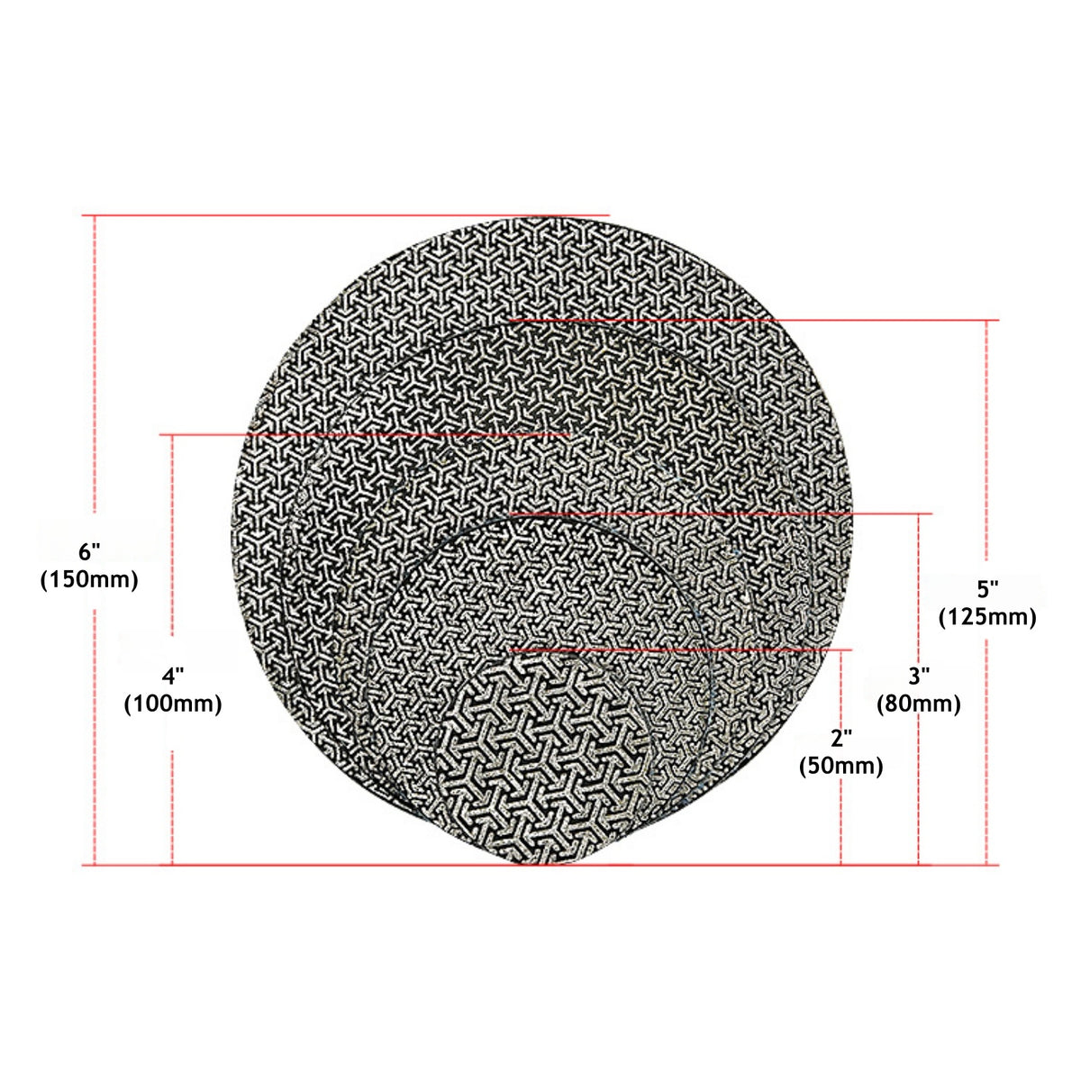 CutVibePro | Diamond Electroplated Grinding Disc – 2"–6" Polishing Pads for Stone, Tile, Glass & Concrete