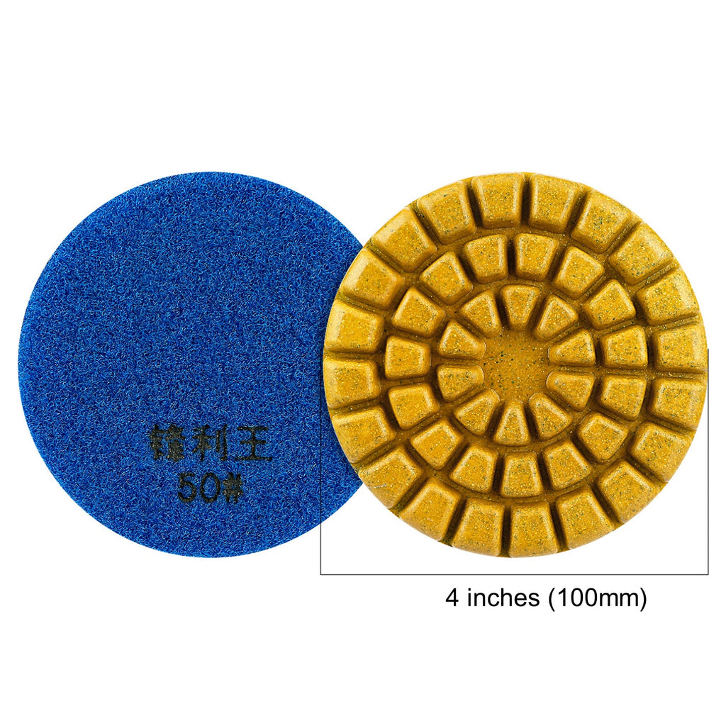 CutVibePro | 5PCS Concrete Floor Polishing Pads for Cement, Terrazzo & Stone Renovation