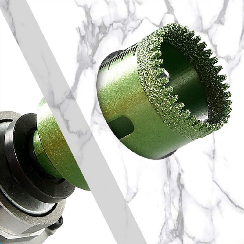 CutVibePro Diamond Hole Saw 20–60mm Dry Drill Bits for Tile Marble Granite Quartz