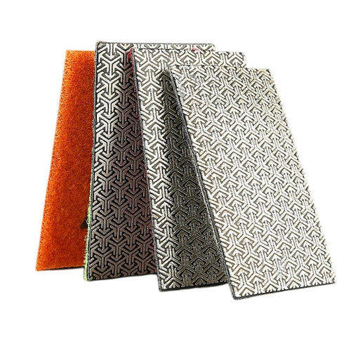 CutVibePro 4PCS Diamond Hand Polishing Pads for Tile, Stone, Glass, and Marble Edge Grinding