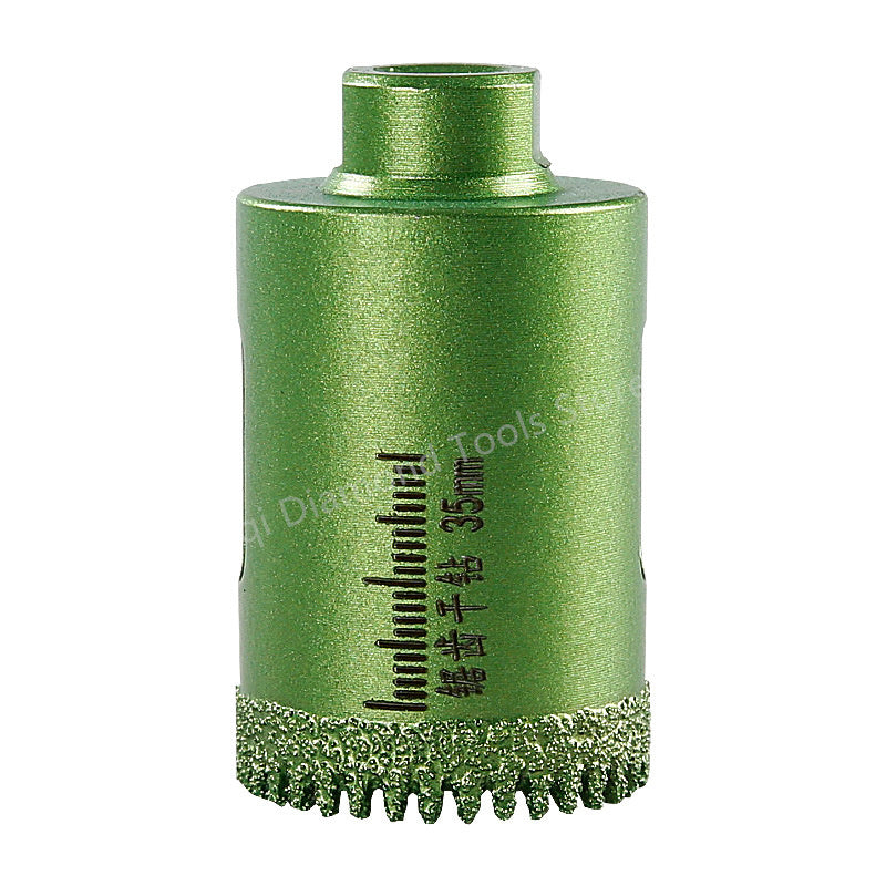 CutVibePro Diamond Hole Saw 20–60mm Dry Drill Bits for Tile Marble Granite Quartz
