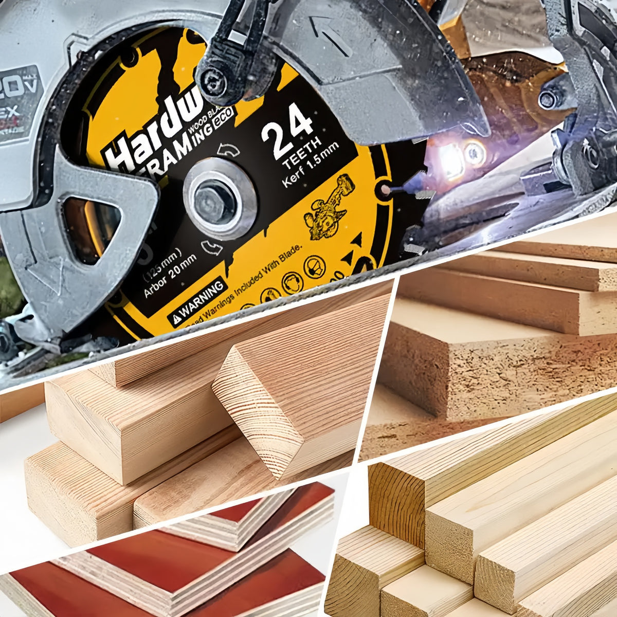 Cutvibepro 5 in. x 24 Tooth Circular Saw Blade for Wood-Cutvibepro