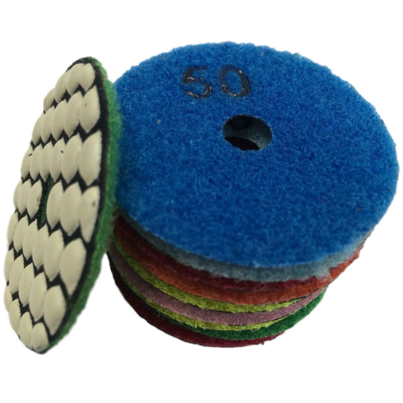 CutVibePro 2 Inch Diamond Dry Polishing Pad for Stone and Marble Grinding